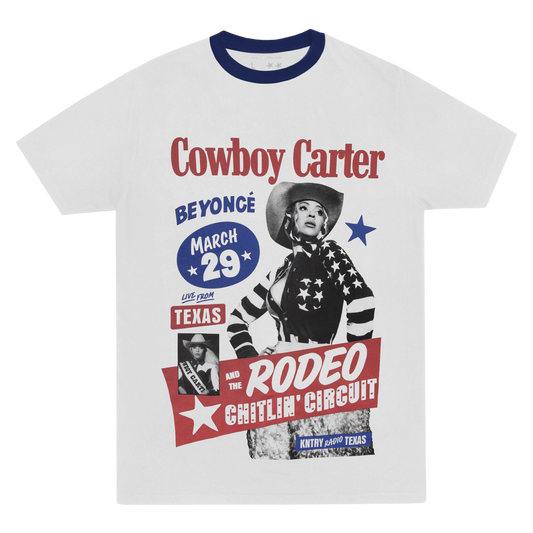 Beyoncé Cowboy Carter Short Sleeve Ringer T-Shirt