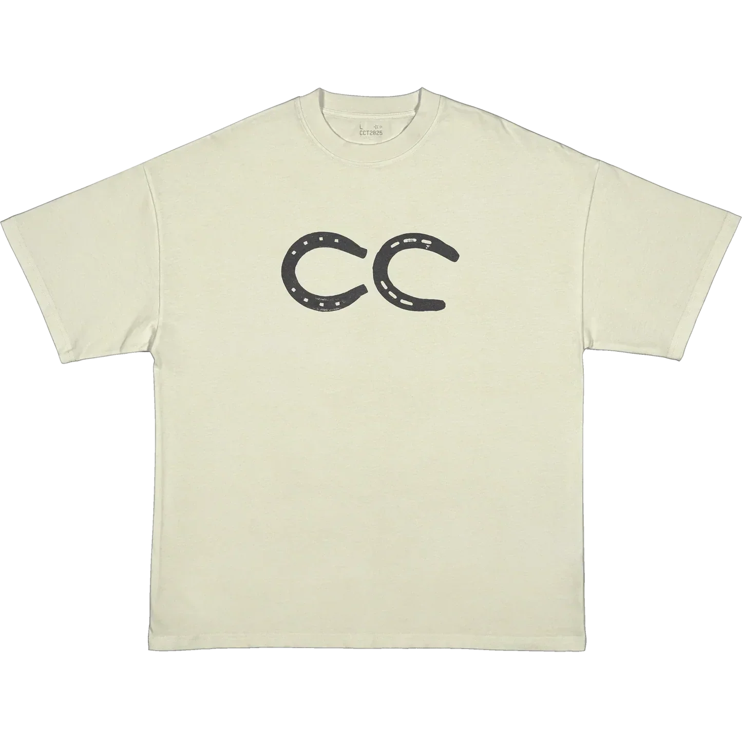Beyoncé CCT Ghost Star tee back view with ghost star portrait and Cowboy Carter tour text