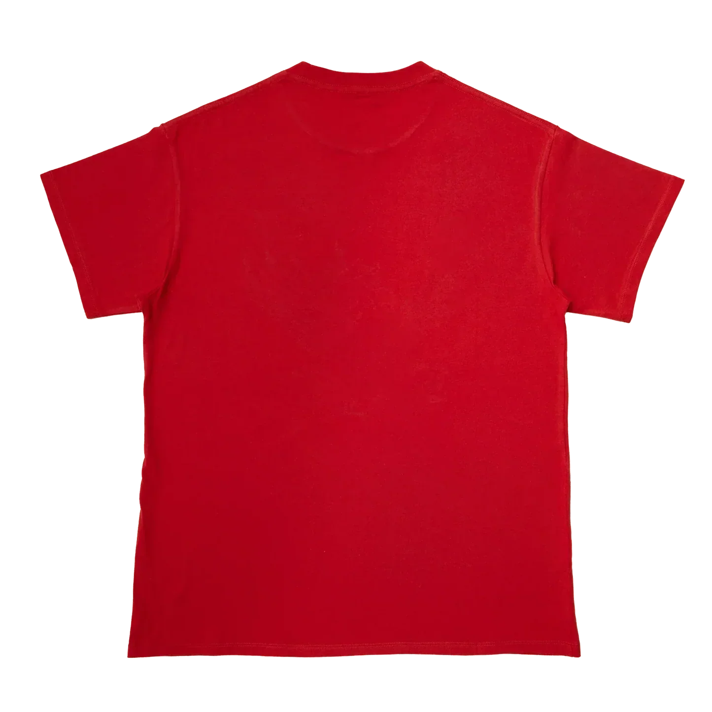 Shotgun Rider red short sleeve tee with plain back design, Beyoncé merch back view